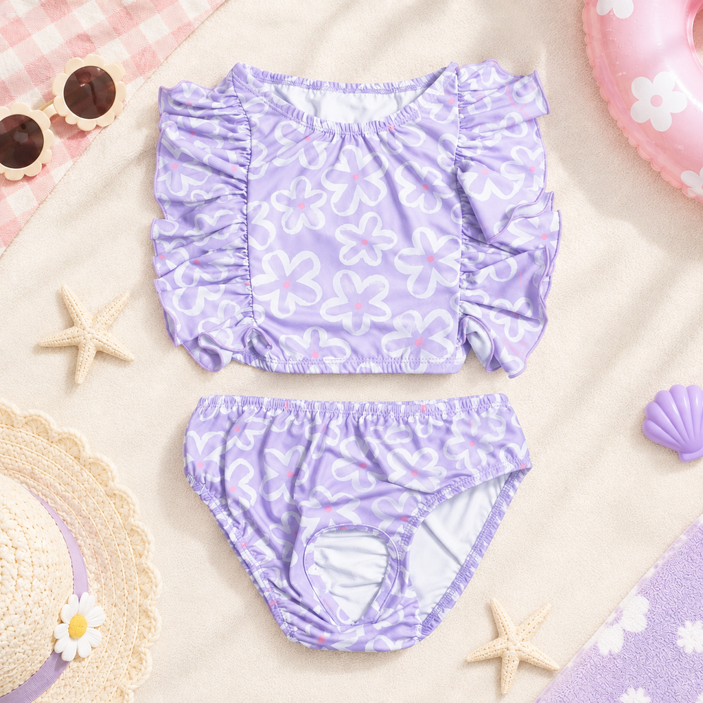 2-Pack Ruffle Dog Bikini Set