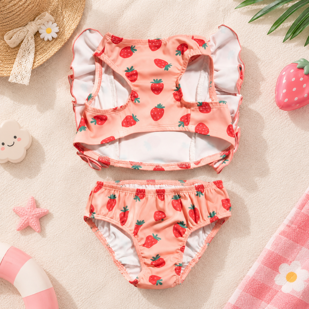 2-Pack Ruffle Dog Bikini Set