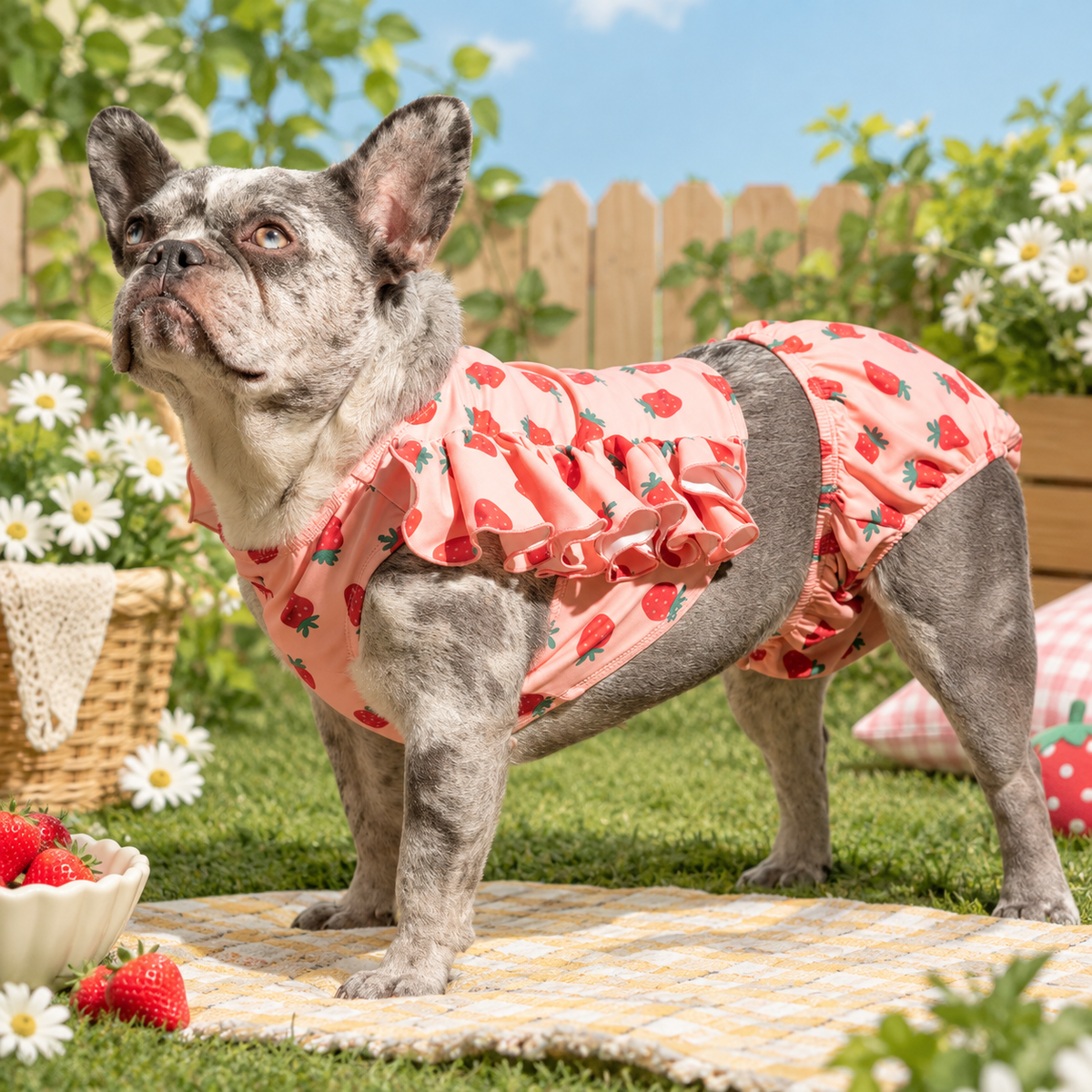 2-Pack Ruffle Dog Bikini Set
