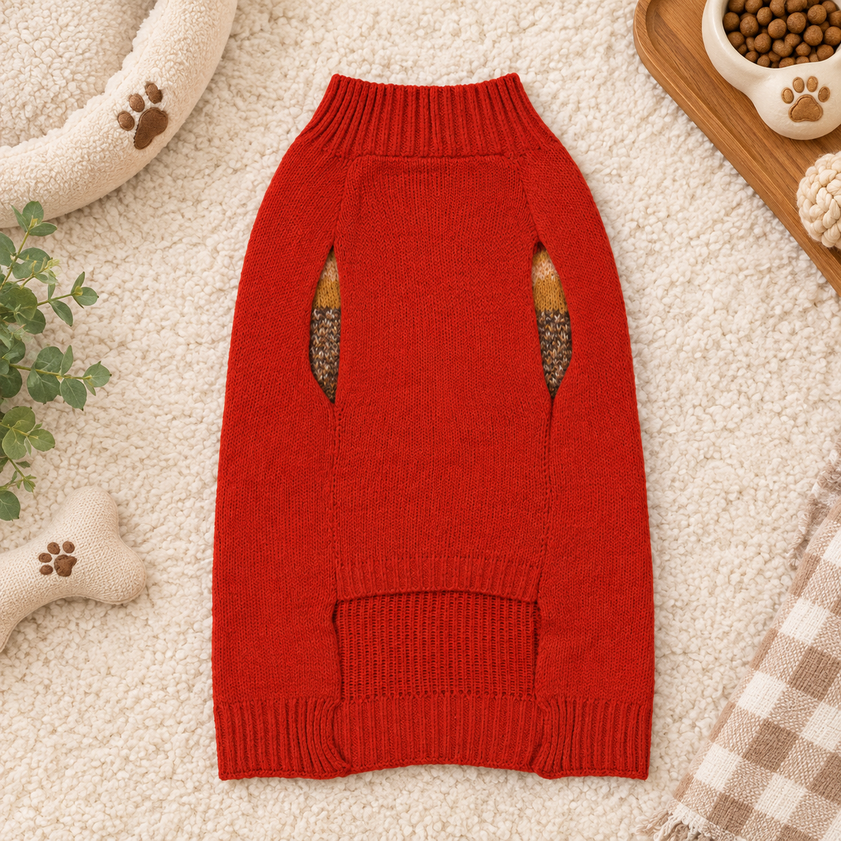 Teddy Bear Knit Pet Sweater