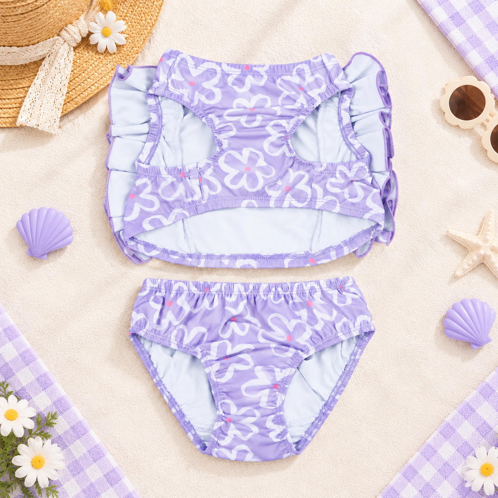 2-Pack Ruffle Dog Bikini Set